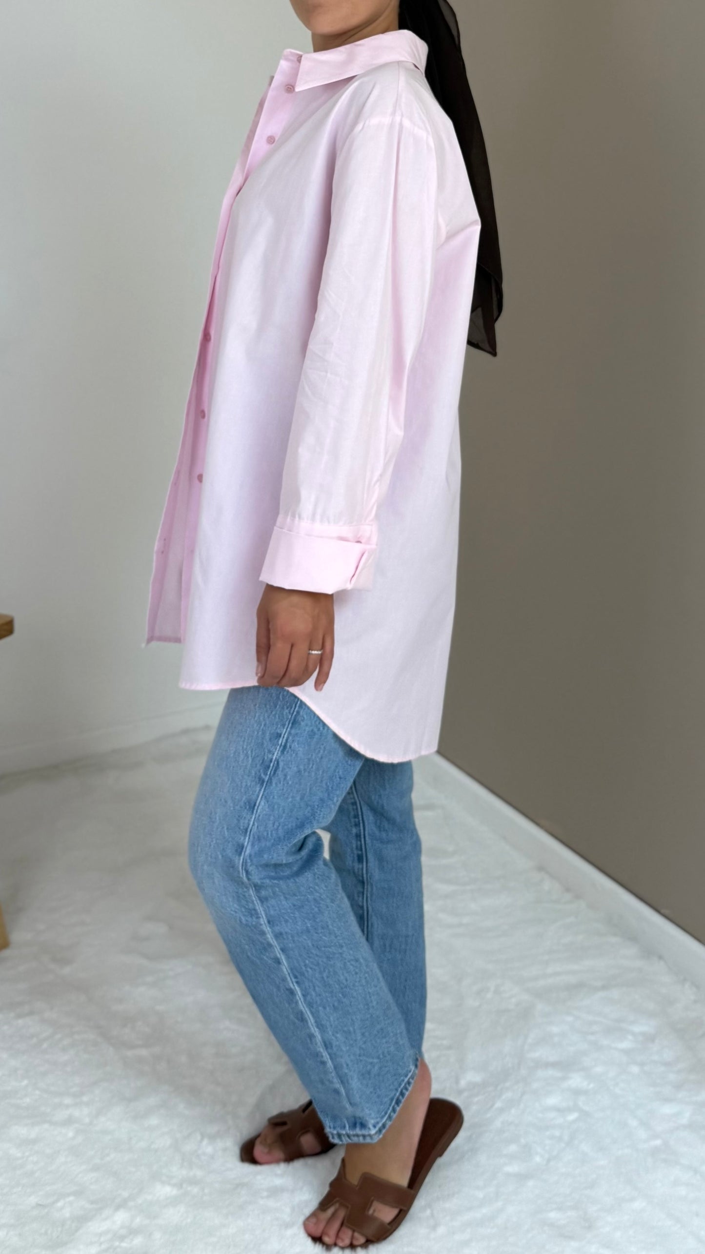 CHEMISE OVERSIZED ROSE