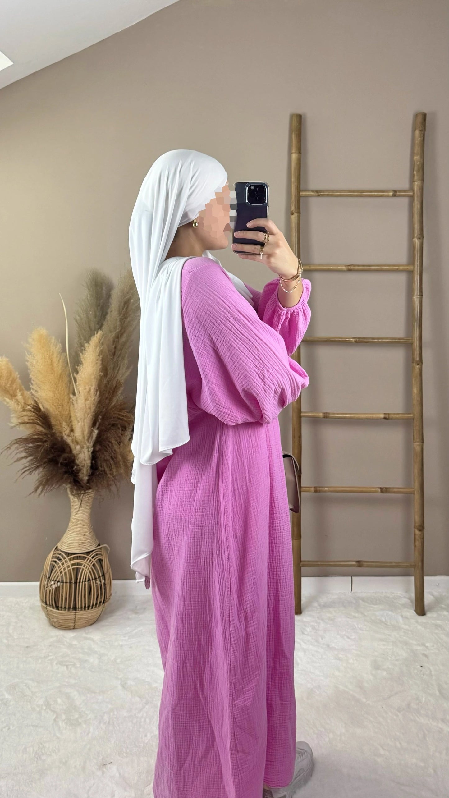 SAFIYA COTTON GAUZE DRESS