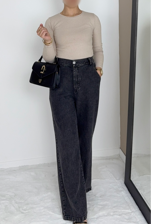 JEAN NOIR 100% COTON