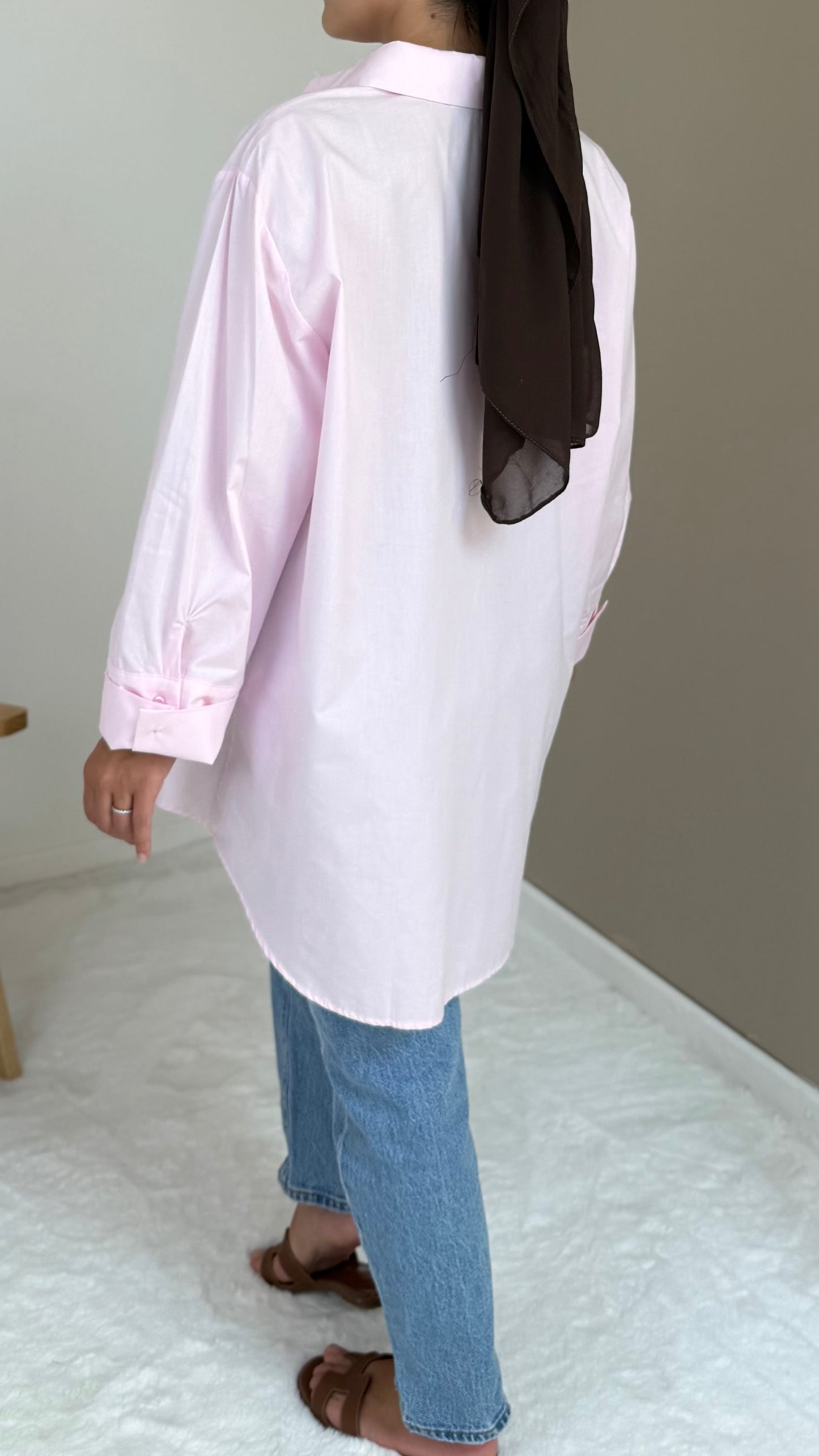 CHEMISE OVERSIZED ROSE