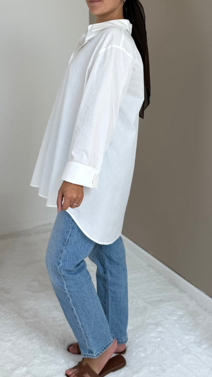 CHEMISE OVERSIZED BLANCHE