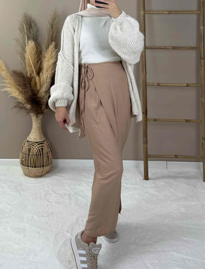 LONG WRAP SKIRT
