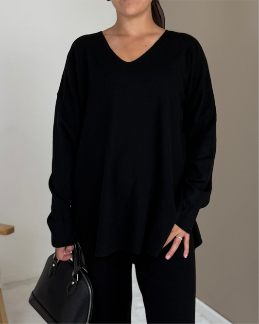 SET PULL ET PANTALON NOIR