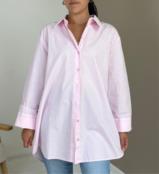 CHEMISE OVERSIZED ROSE