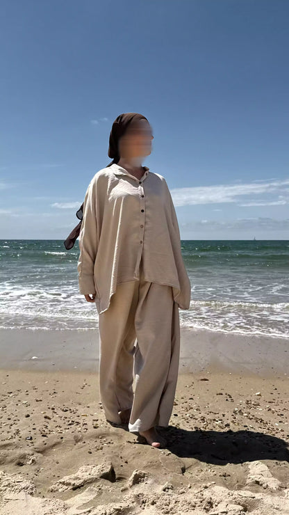 CHEMISE SERRA - COTON & LIN