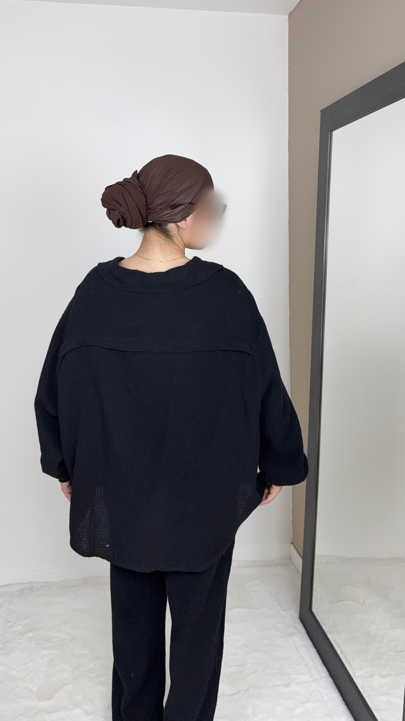 ENSEMBLE 100% COTON NOIR