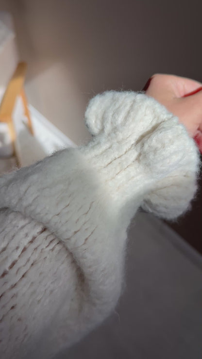 BEIGE WOOL VEST