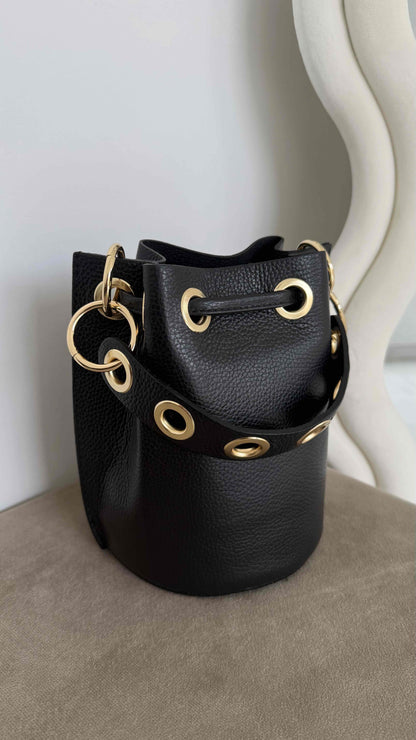 sac cuir véritable noir 