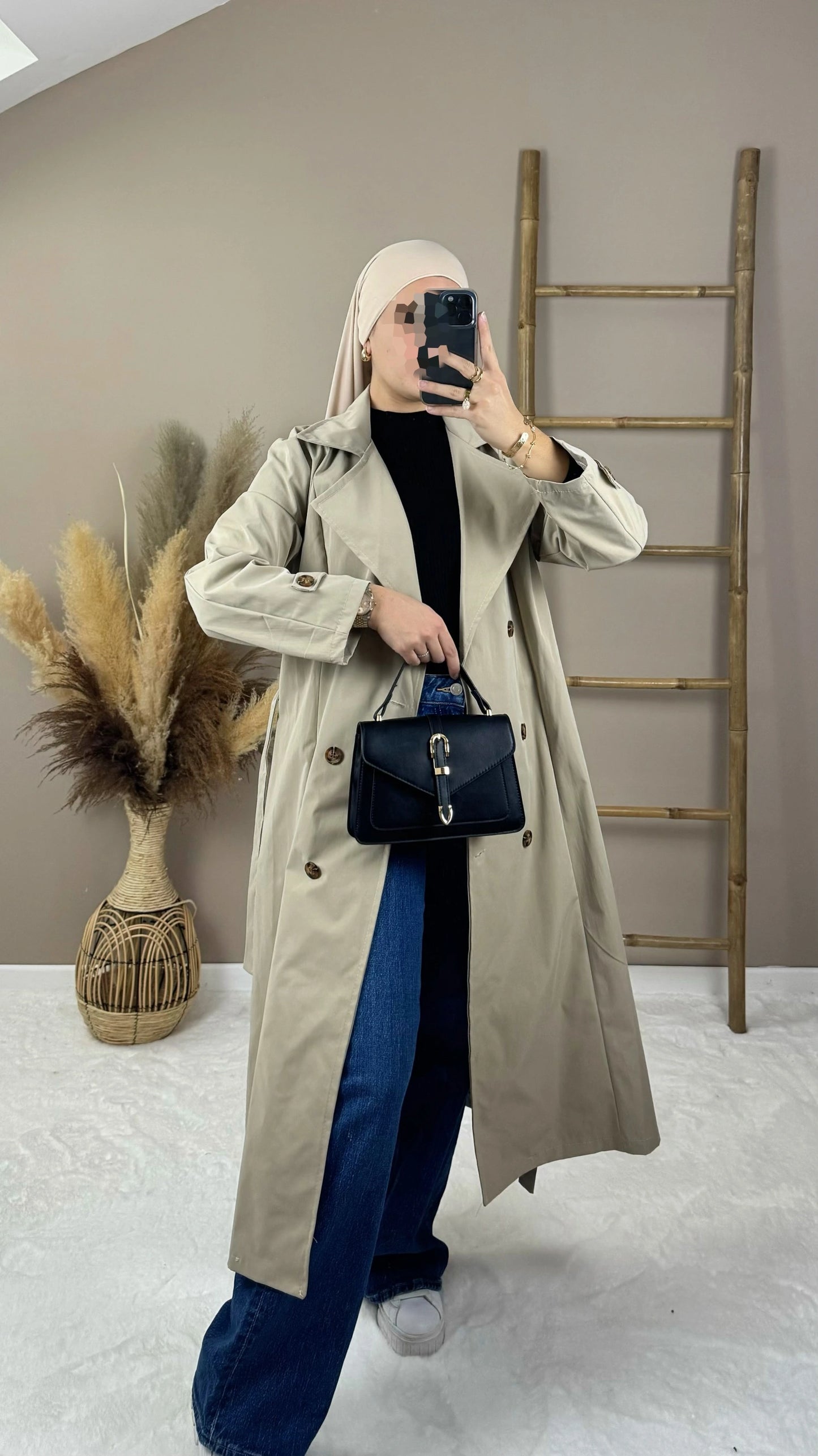 trench coat beige long